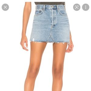 NWOT, AGOLDE Quinn Light Wash Denim Skirt, Size 29